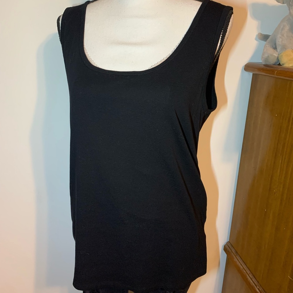 Hannah Black Tank Top - Picture 2 of 8